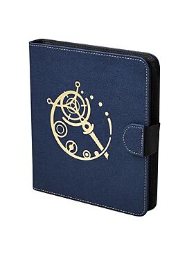 Roleplaying Portfolio Spell Codex - Midnight Blue Dragon Skin